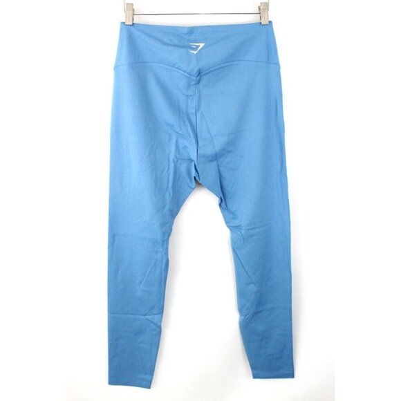 Gymshark Women Leggings Training Pants Exercise Fitness Coastal Blue Size 2XL - Picture 9 of 14